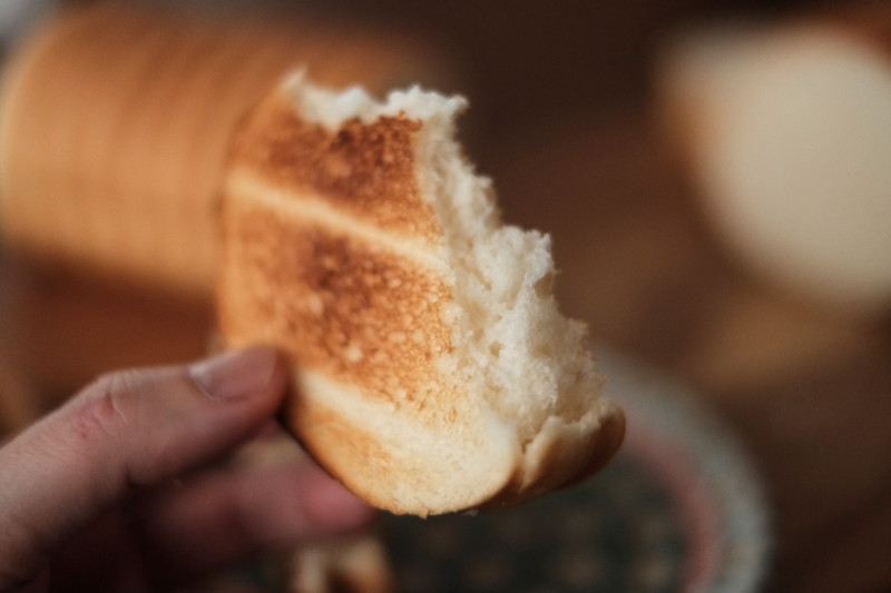 まるい食パン（つるやパン）｜トースト