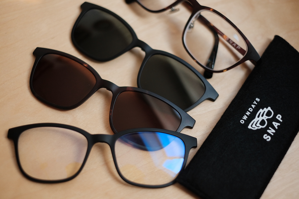 オンデーズ「SNAP（スナップ）」の交換レンズ、色違いと老眼鏡を購入